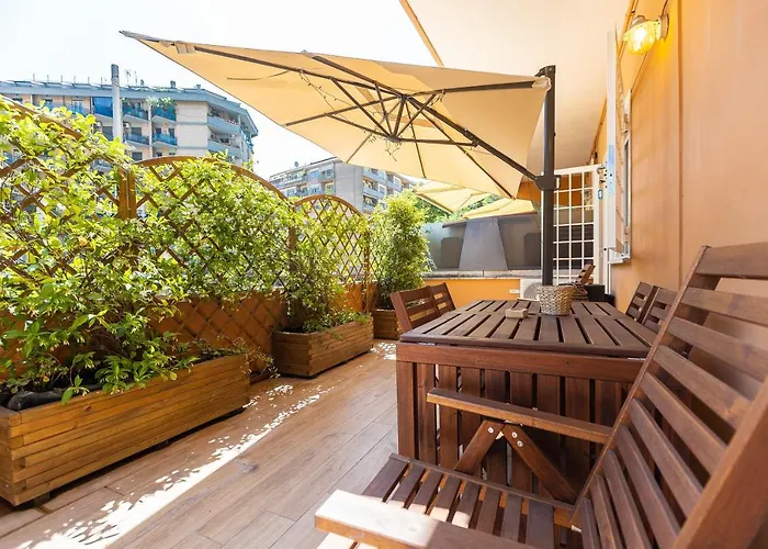 Amazing Viale Trastevere With Terrace 아파트 로마
